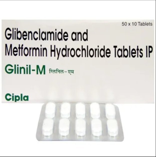 Glinil M, Glibenclamide, Metformin