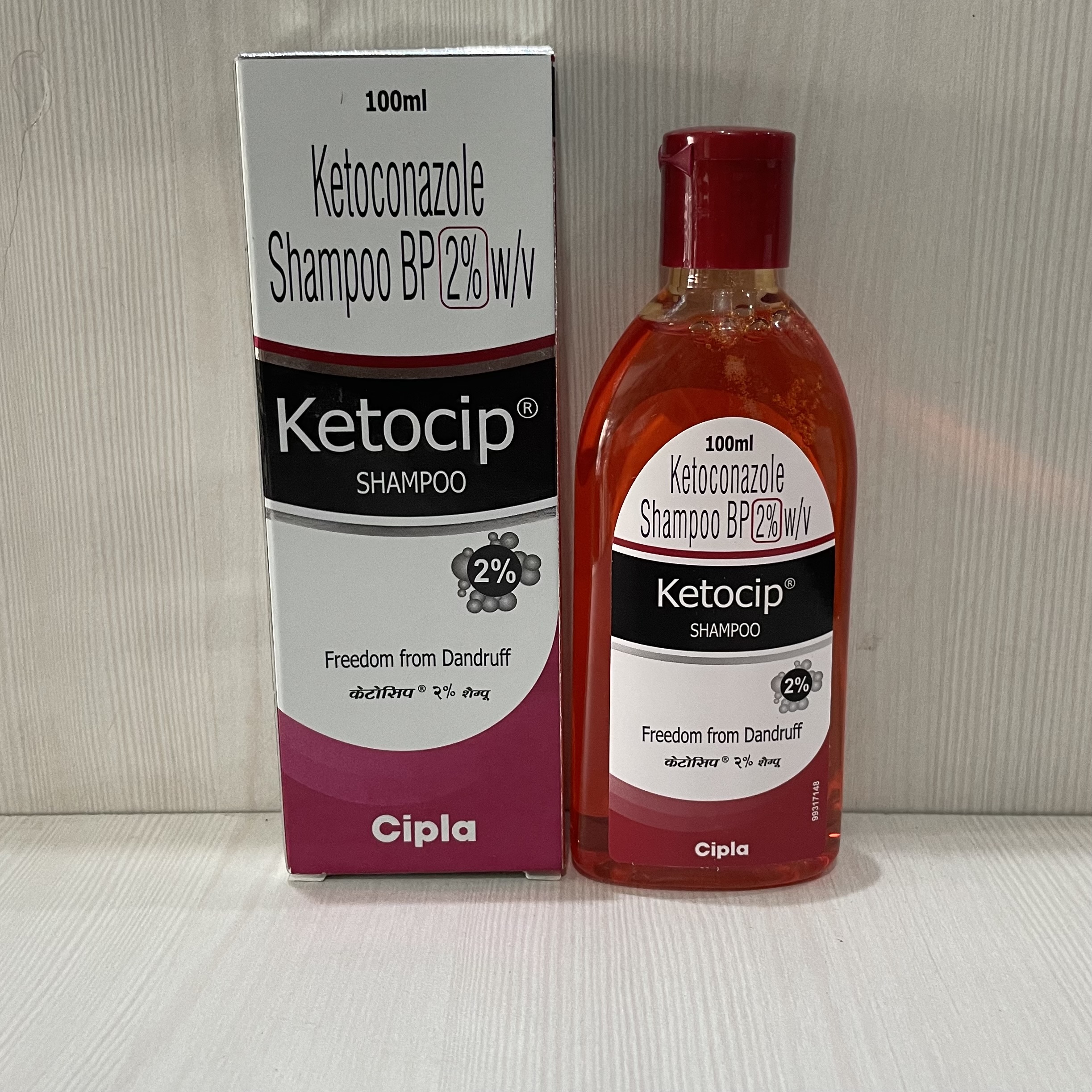 Ketocip Shampoo, Ketoconazole