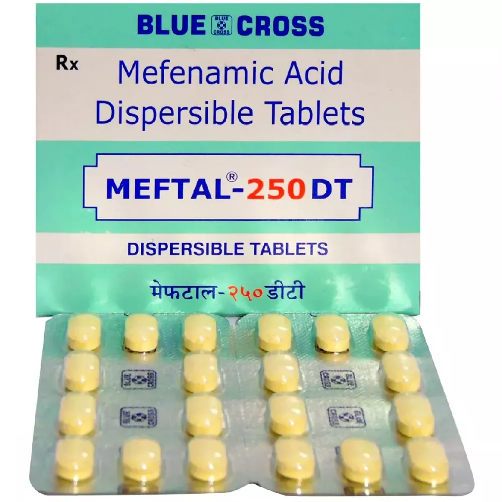 Meftal-250-DT Meftal, Mefenamic Acid.
