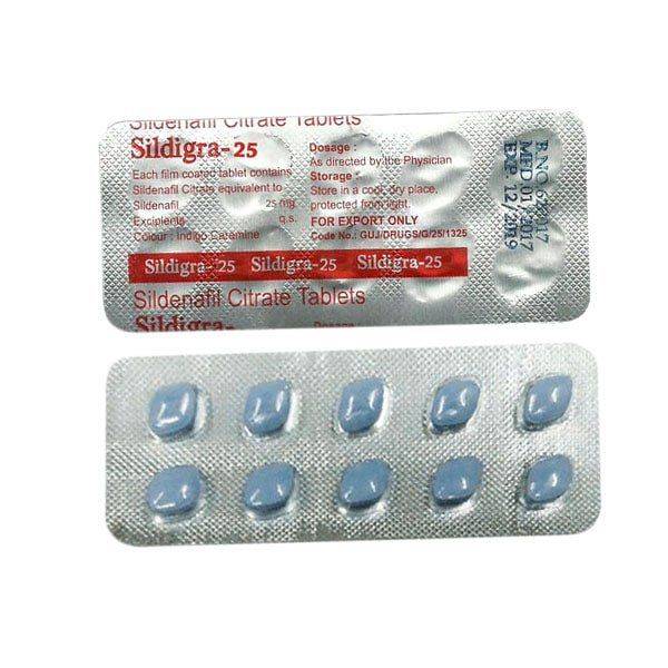 Sildigra-25-Mg Sildigra,Sildenafil