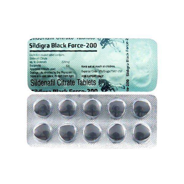 Sildigra-Black-Force-200-Mg Sildigra,Sildenafil