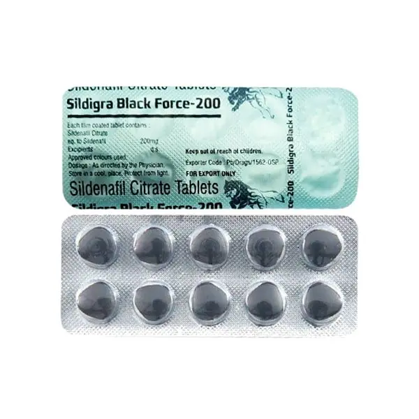 Sildigra-Black-Force-200-Mg Sildigra,Sildenafil