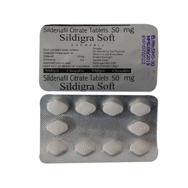 Sildigra-Soft-50-Mg Sildigra,Sildenafil