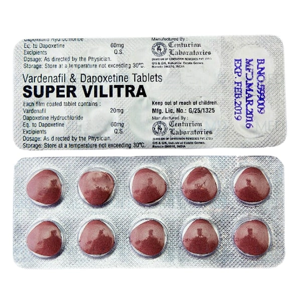 Super-Vilitra Super Vilitra,Vardenafil,Dapoxetine