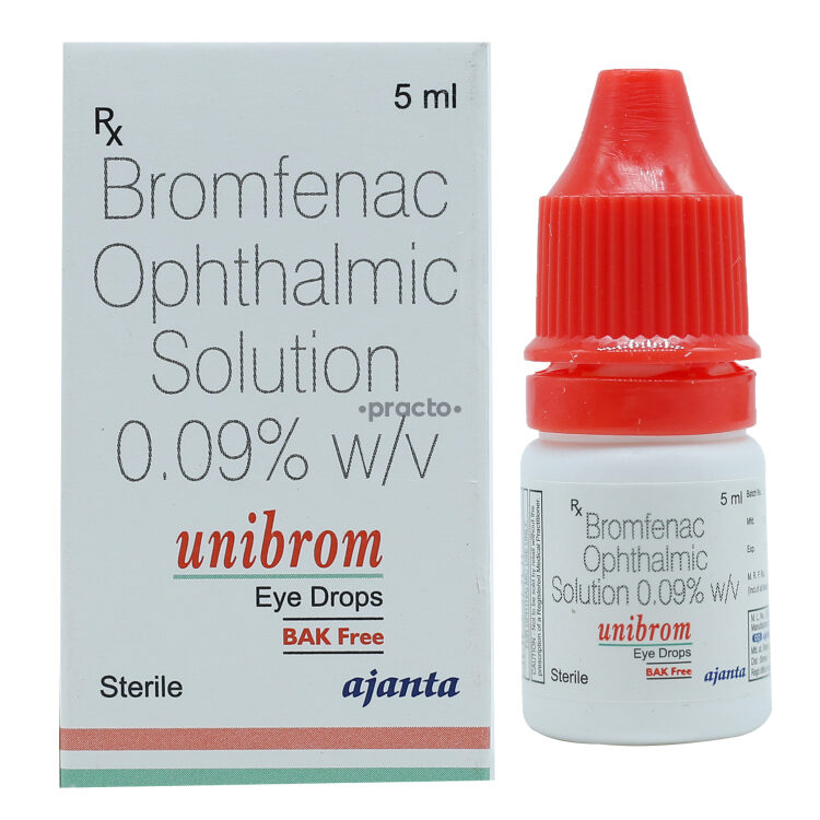 Unibrom Eye Drops, bromfenac
